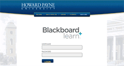 Desktop Screenshot of blackboard.hputx.edu
